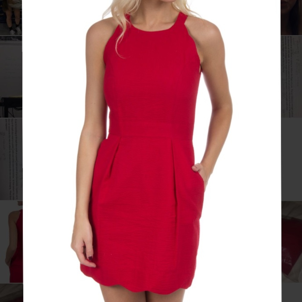The Landry Solid Seersucker Dress